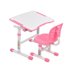 Комплект парта + стул Acacia Pink Cubby в Элисте - предосмотр 3