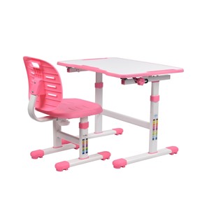 Комплект парта + стул Acacia Pink Cubby в Элисте - предосмотр