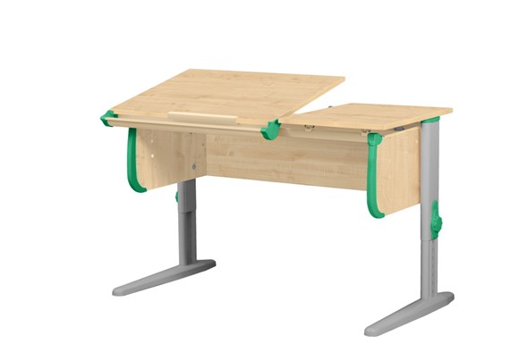 Растущий стол 1/75-40 (СУТ.25) Бежевый/Серый/Зеленый в Элисте - изображение