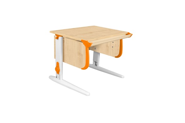 Растущий стол 1/75 (СУТ.24) Бежевый/Белый/Оранжевый в Элисте - изображение