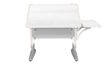 Детский стол-трансформер 4/75 (СУТ.41) + Polka_b 4/550 Рамух белый/серый/бежевый в Элисте