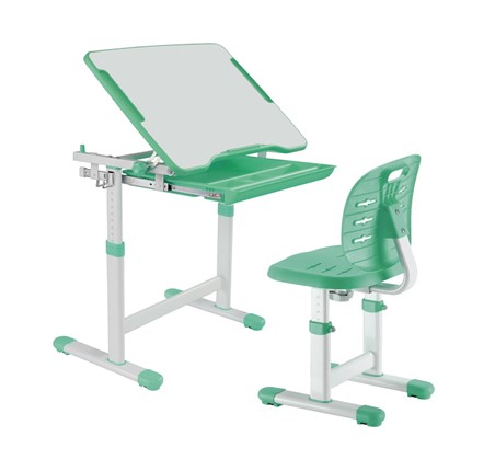 Стол растущий и стул Piccolino III Green в Элисте - изображение