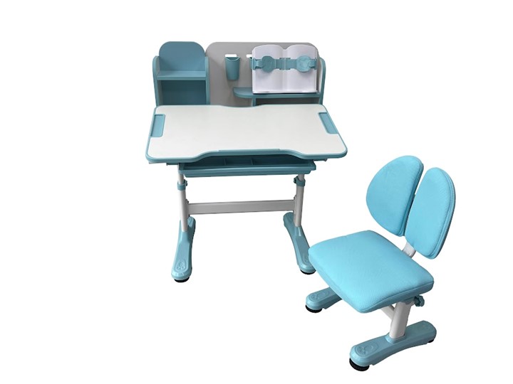 Растущая парта + стул Vivo Blue FUNDESK в Элисте - изображение 3