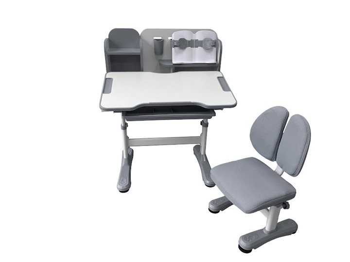 Растущая парта + стул Vivo Grey FUNDESK в Элисте - изображение 3
