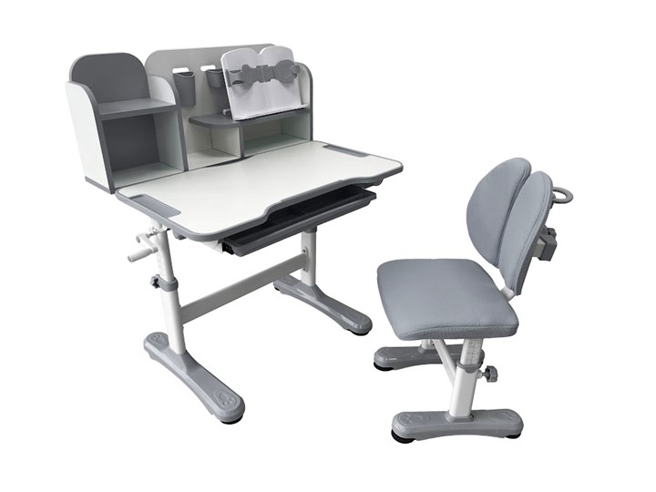 Растущая парта + стул Vivo Grey FUNDESK в Элисте - изображение 4
