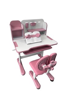 Растущая парта и стул Vivo Pink FUNDESK в Элисте - предосмотр 2
