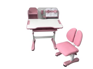 Растущая парта и стул Vivo Pink FUNDESK в Элисте - предосмотр 3