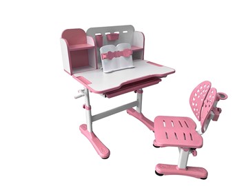 Растущая парта и стул Vivo Pink FUNDESK в Элисте - предосмотр