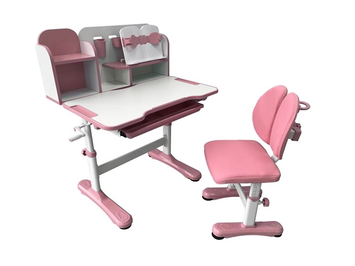 Растущая парта и стул Vivo Pink FUNDESK в Элисте - изображение 4