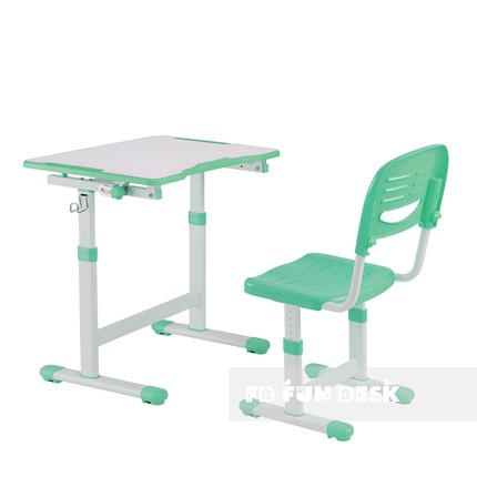 Парта растущая + стул Piccolino II Green в Элисте - изображение
