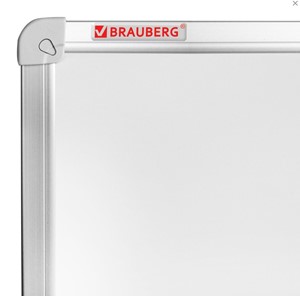 Магнитная доска для рисования BRAUBERG 120х180 см, алюминиевая рамка в Элисте - предосмотр 3