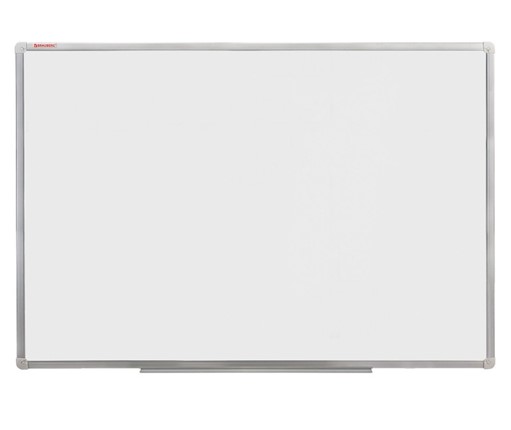 Доска магнитно-маркерная BRAUBERG 90х120 см, алюминиевая рамка в Элисте - изображение