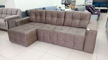 Угловой диван с оттоманкой Реал ДУ Graund 03 велюр в Элисте