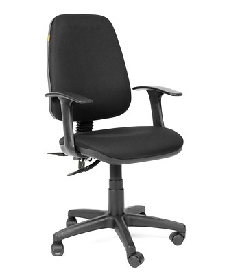 Кресло CHAIRMAN 661 Ткань стандарт 15-21 черная в Элисте - изображение