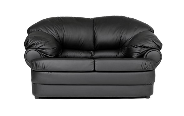 Офисный прямой диван Релакс двухместный, экокожа в Элисте - изображение