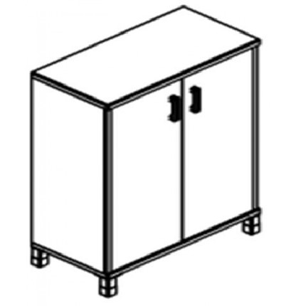 Шкаф для бумаг В-420.6 ДСП 900х450х1286 мм в Элисте - изображение